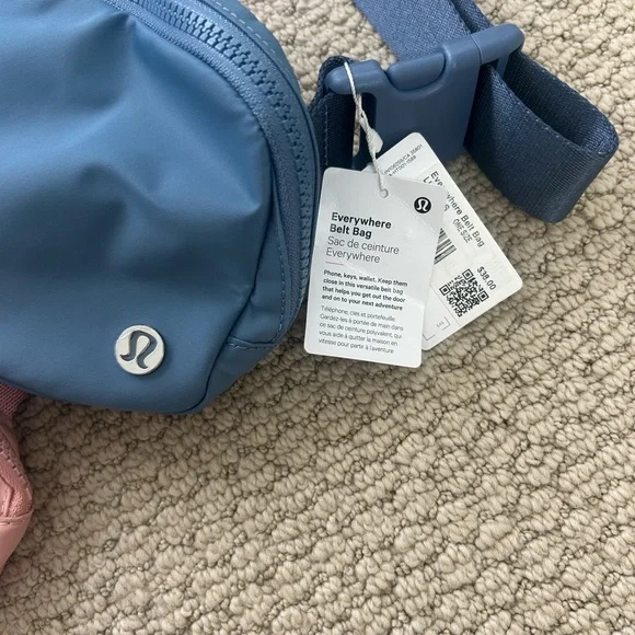 Lululemon Belt Bag Trio - Black, Pink, Blue - Picture 2 of 2
